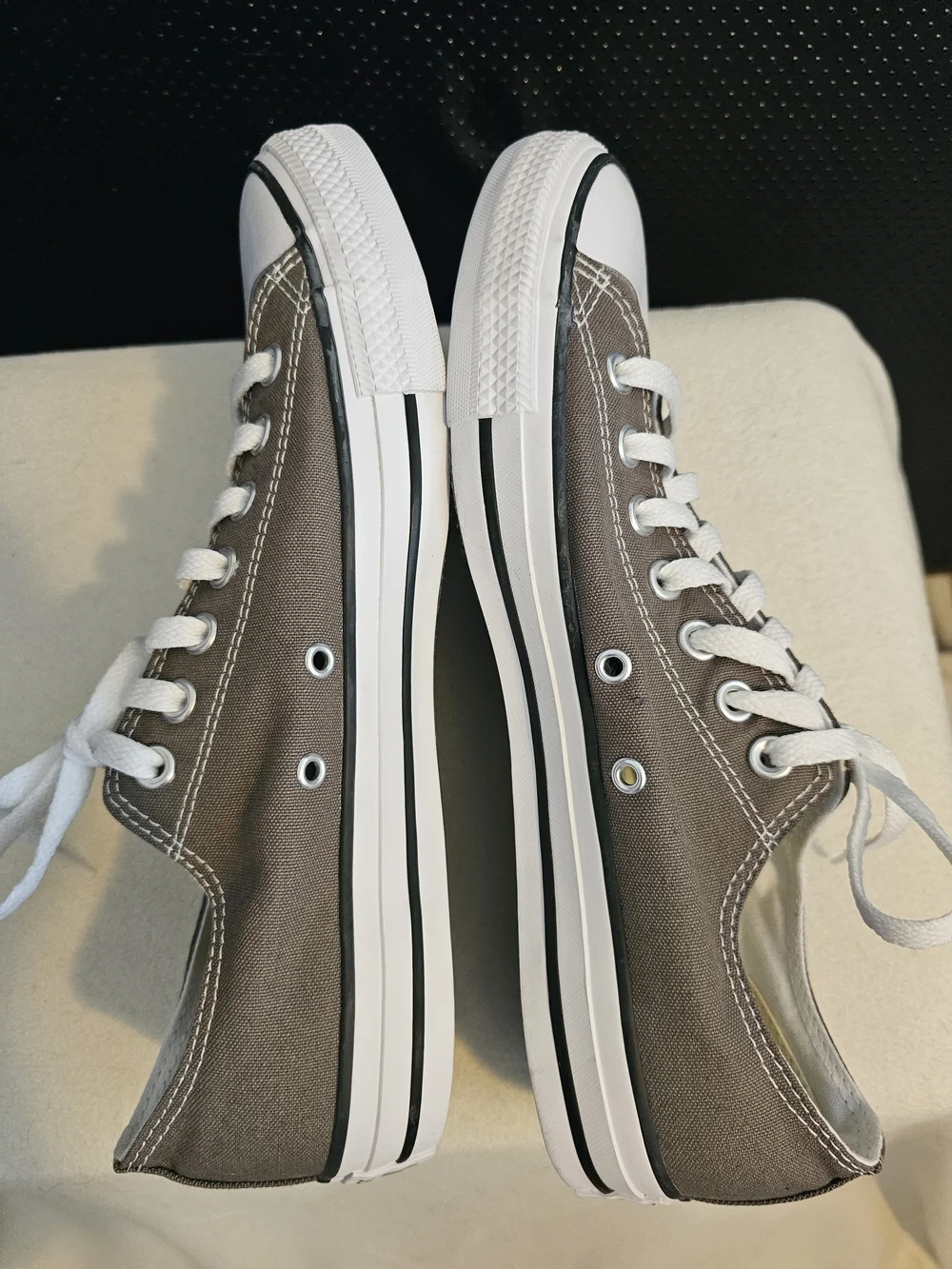 NEW! CONVERSE Chuck Taylor All Star Low-Top Charcoal Sneakers Sz Mens 9/ Wo's 11 - Picture 10 of 12